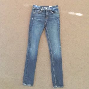 RAG AND BONE 10 inch skinny jeans